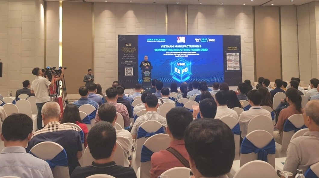 Diễn đàn Công nghiệp và Công nghiệp hỗ trợ Việt Nam 2022: Hướng doanh nghiệp đến quy trình sản xuất tinh gọn