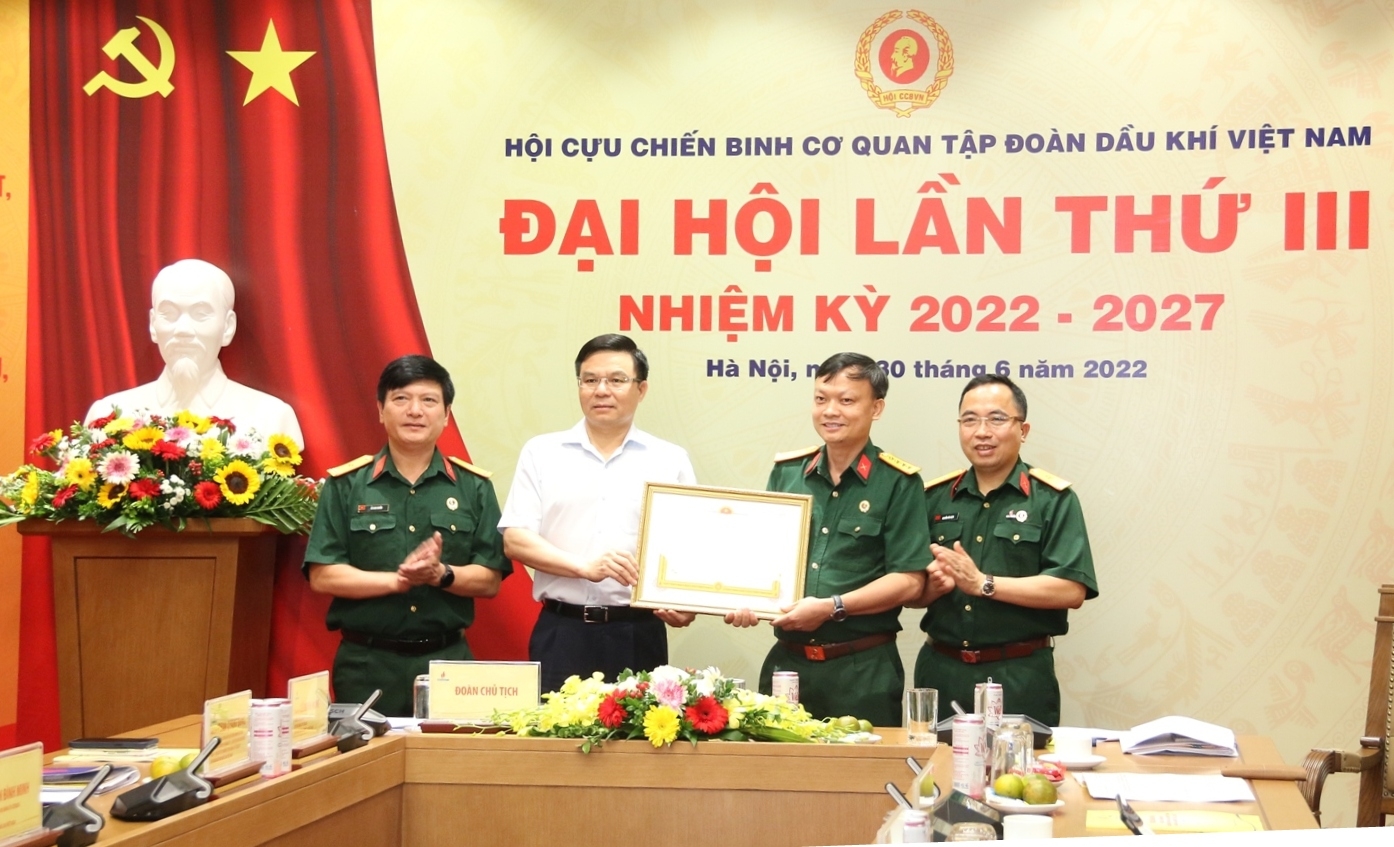 Đại hội Hội CCB Cơ quan Tập đoàn lần III, nhiệm kỳ 2022-2027 thành công tốt đẹp