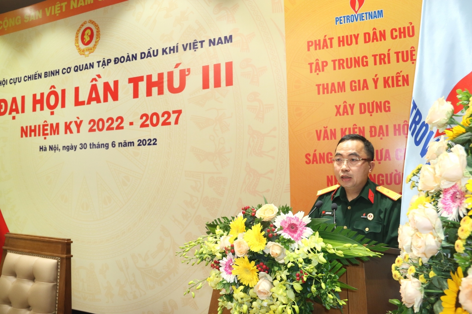 Đại hội Hội CCB Cơ quan Tập đoàn lần III, nhiệm kỳ 2022-2027 thành công tốt đẹp