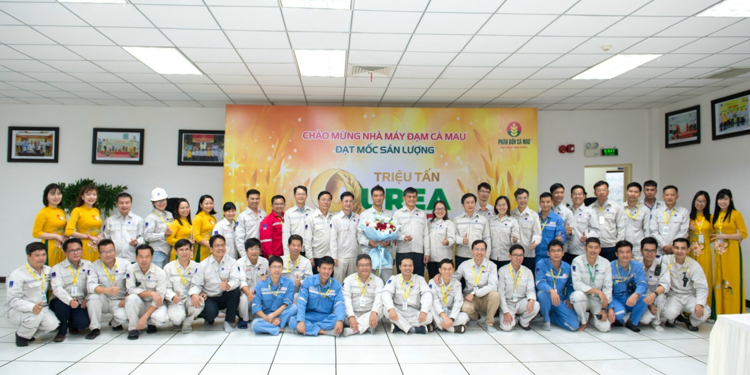 Nhà máy Đạm Cà Mau đạt mốc sản lượng 9 triệu tấn urê