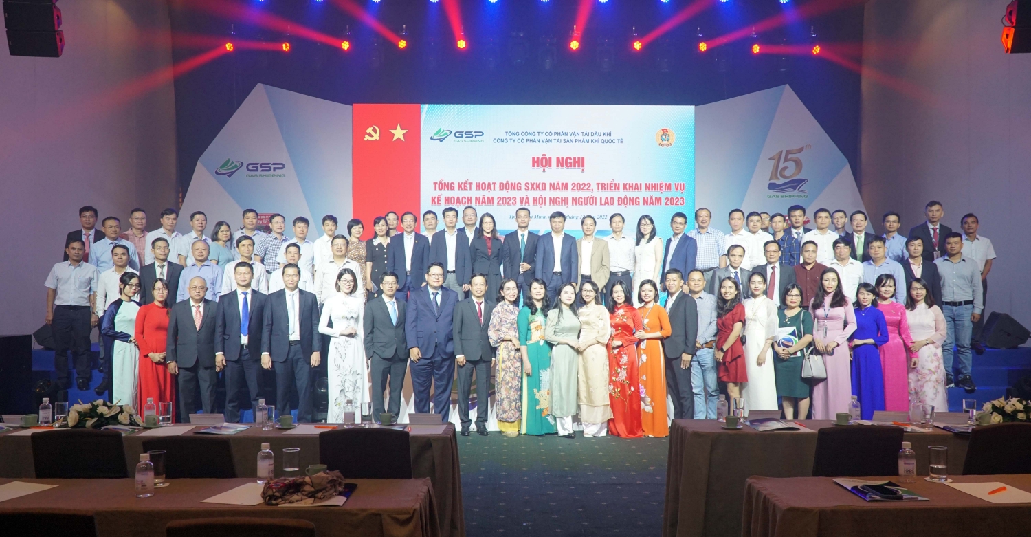 Hội nghị thành công tốt đẹp, ghi dấu năm 2022 và chặng đường 15 năm hình thành và phát triển của Gas Shipping với những dấu ấn đáng tự hào