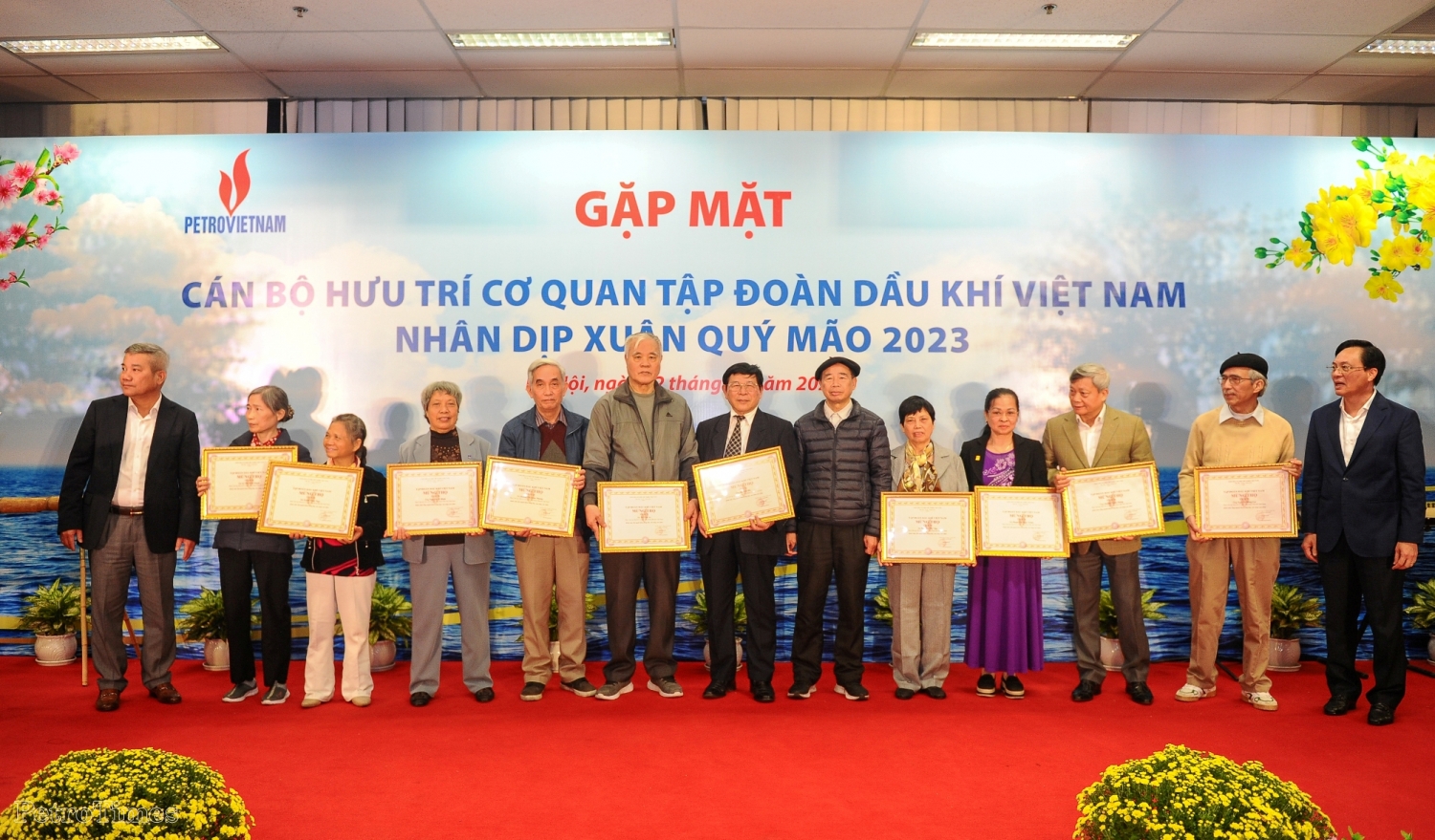 Lãnh đạo Petrovietnam gặp mặt, tri ân cán bộ hưu trí Cơ quan Tập đoàn Xuân Quý Mão 2023