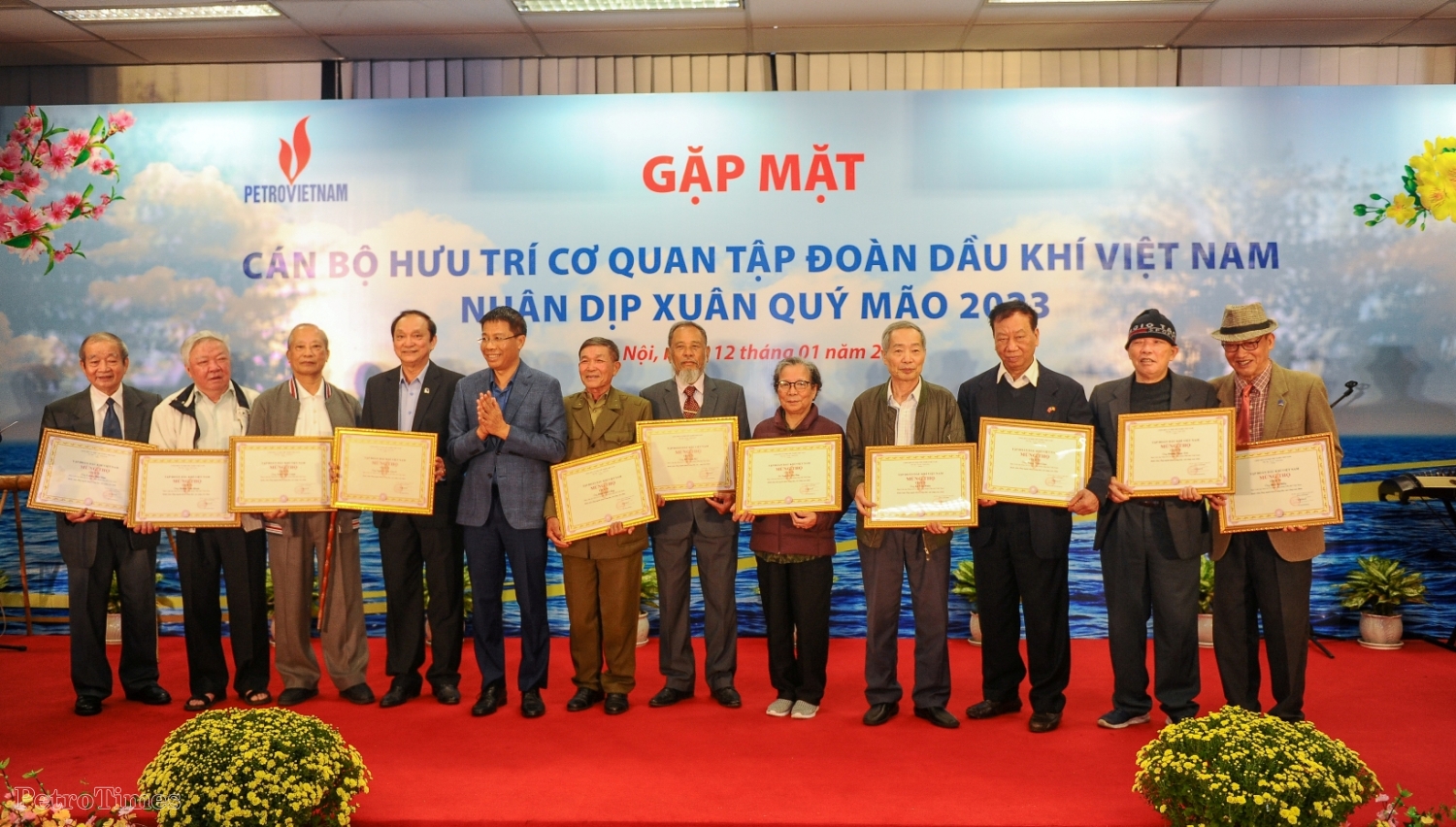 Lãnh đạo Petrovietnam gặp mặt, tri ân cán bộ hưu trí Cơ quan Tập đoàn Xuân Quý Mão 2023