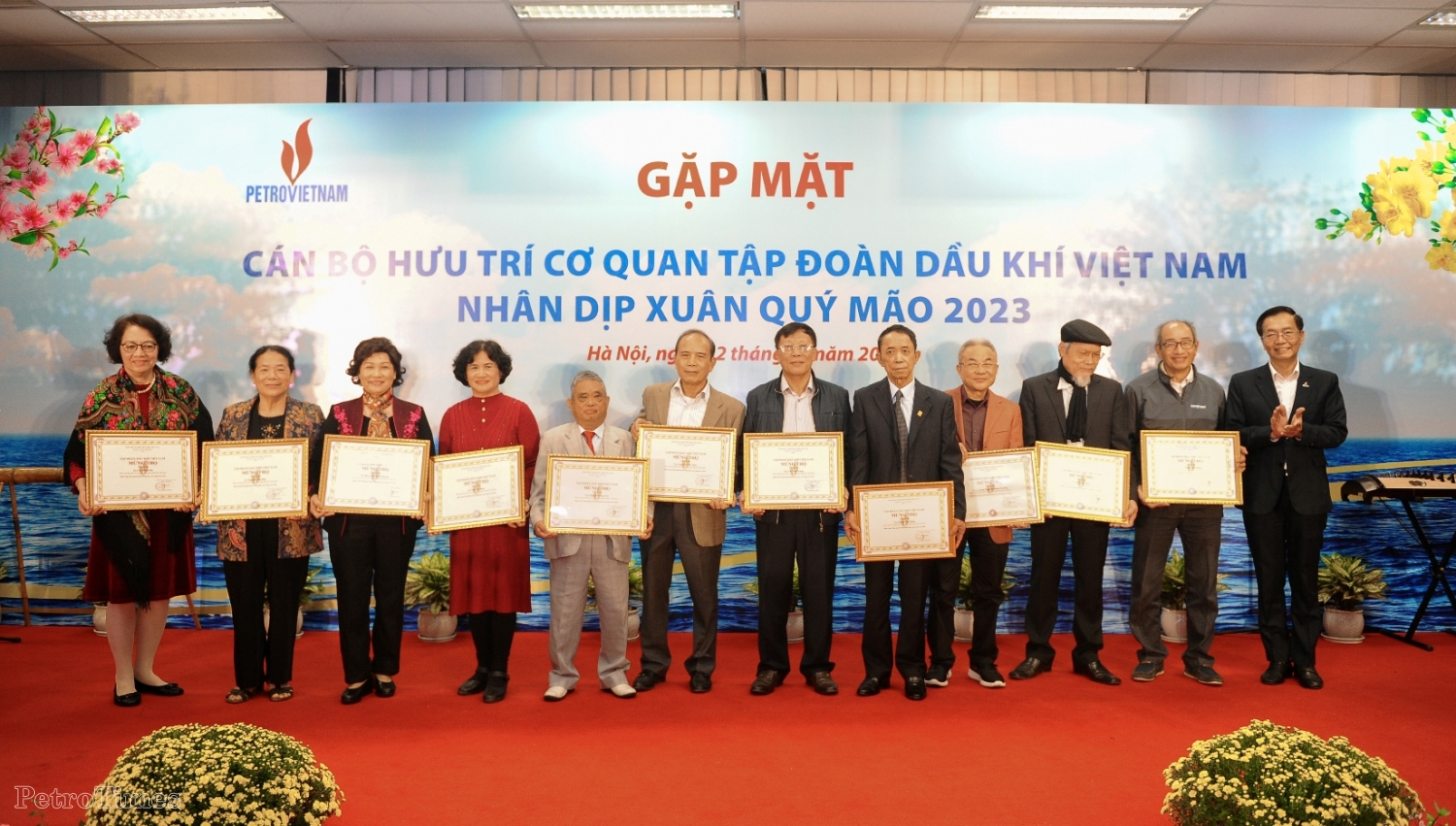 Lãnh đạo Petrovietnam gặp mặt, tri ân cán bộ hưu trí Cơ quan Tập đoàn Xuân Quý Mão 2023