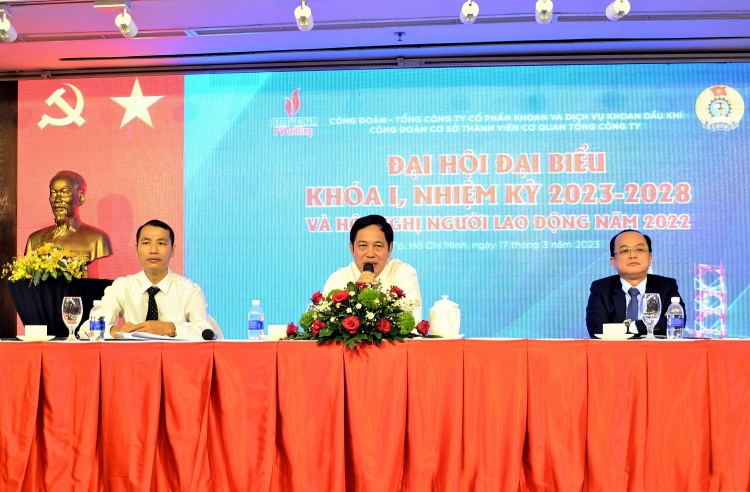 PV Drilling tổ chức Hội nghị Người lao động năm 2023 và Đại hội đại biểu khóa I Công đoàn Cơ quan Tổng công ty