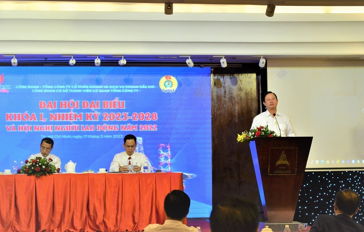 PV Drilling tổ chức Hội nghị Người lao động năm 2023 và Đại hội đại biểu khóa I Công đoàn Cơ quan Tổng công ty