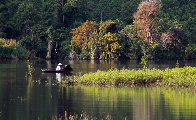 Hồ Trà Co - Điểm du lịch xanh thú vị