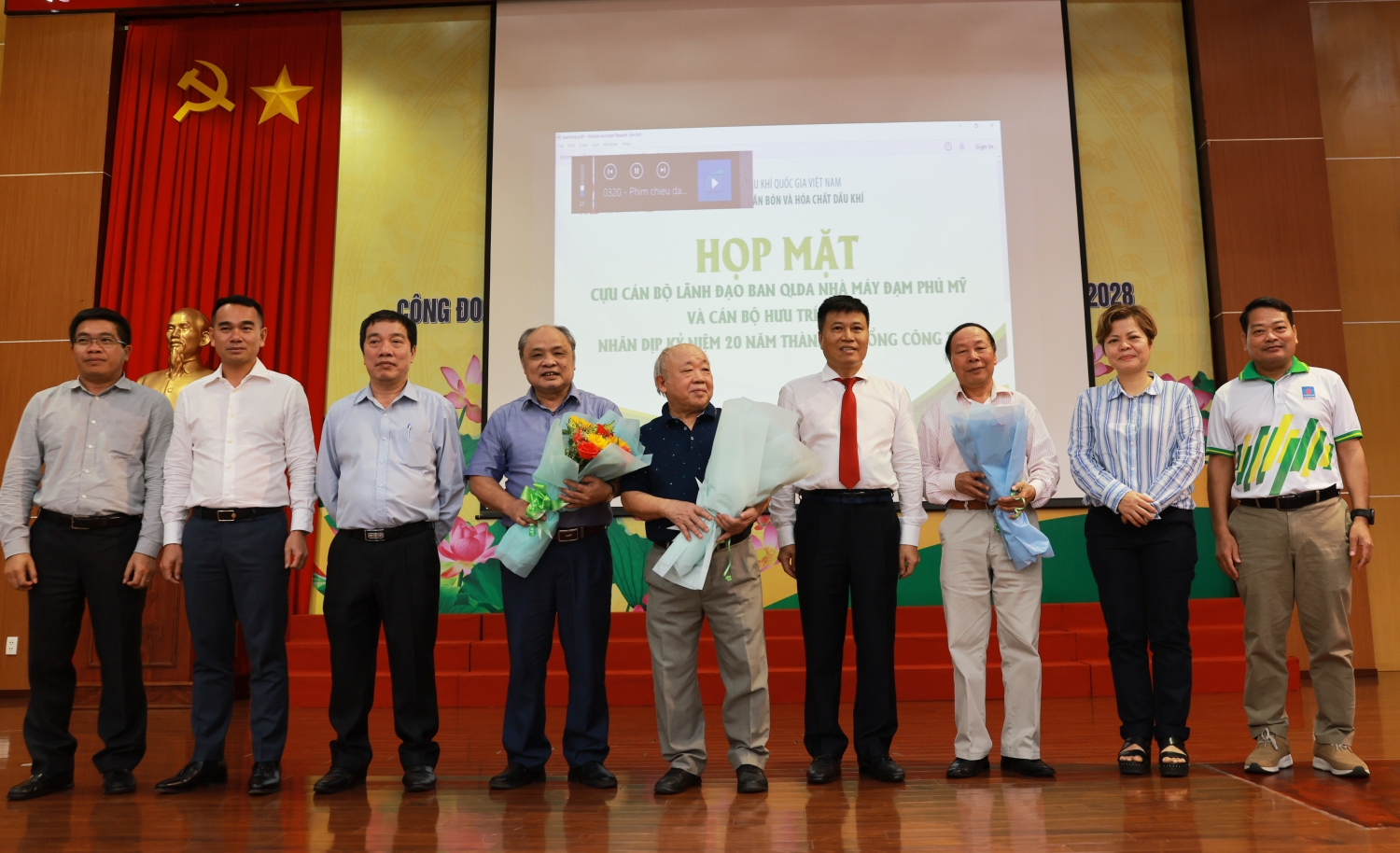 PVFCCo gặp mặt cán bộ lãnh đạo Ban QLDA Nhà máy, cán bộ hưu trí nhân kỷ niệm 20 năm thành lập
