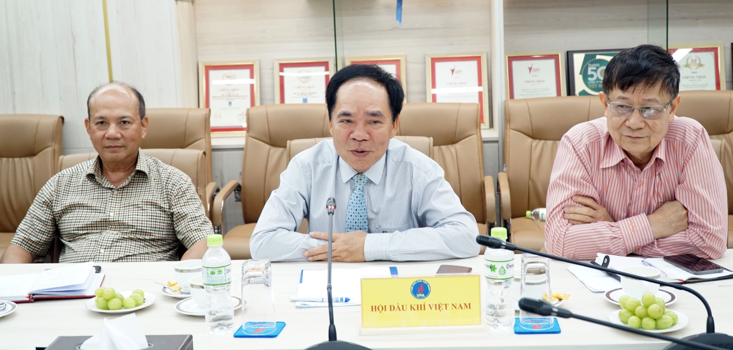 TS. Nguyễn Quốc Thập, Chủ tịch Hội Dầu khí Việt Nam phát biểu