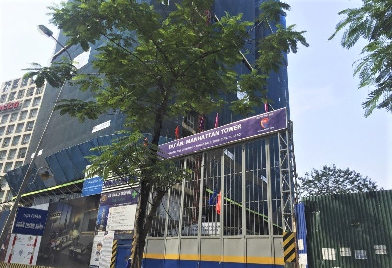 Hà Nội: Vì sao dự án Manhattan Tower dừng thi công?