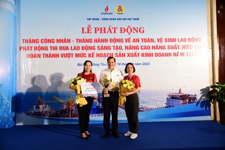 Công đoàn PV Drilling thể hiện xuất sắc tại Giải chạy Xuân Dầu khí 2023