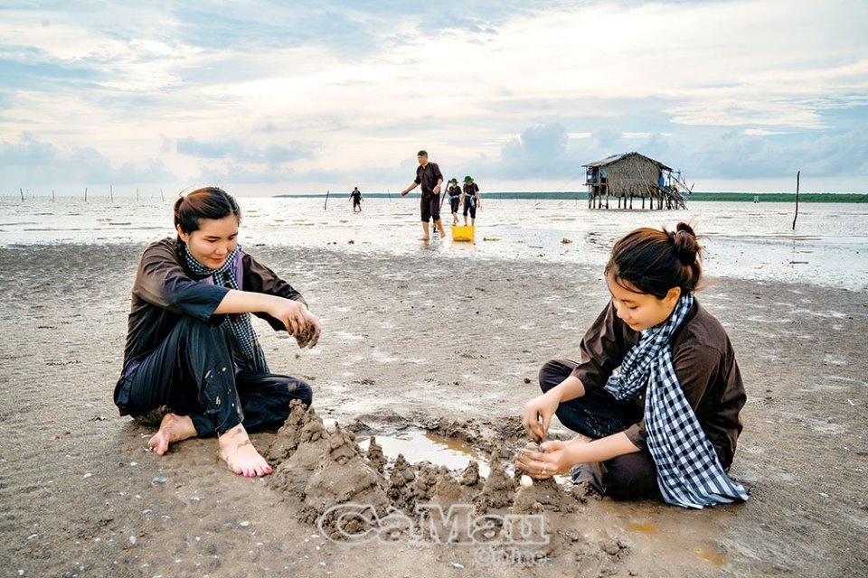 Trải nghiệm bãi nghêu Trải nghiệm bãi nghêu