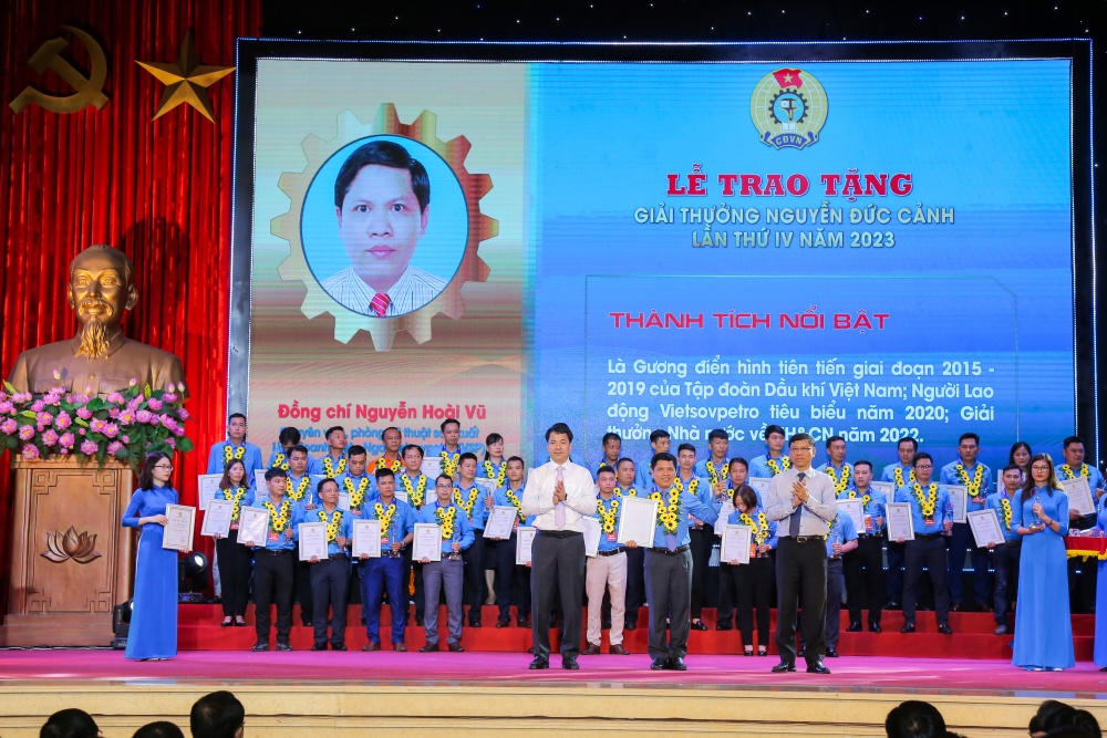 5 người lao động Dầu khí tiêu biểu nhận Giải thưởng Nguyễn Đức Cảnh lần thứ IV