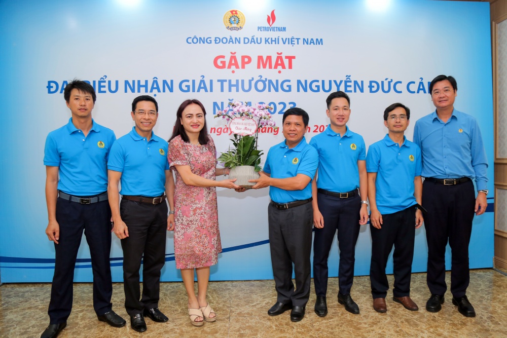 5 người lao động Dầu khí tiêu biểu nhận Giải thưởng Nguyễn Đức Cảnh lần thứ IV