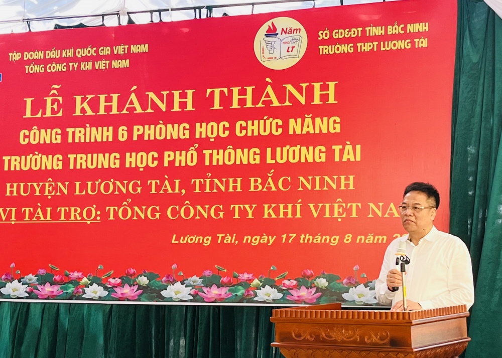 ông Vũ Đình Huy – Trưởng Ban Truyền thông và Văn hóa doanh nghiệp PV GAS khẳng định các công tác ASXH của PV GAS thể hiện tính nhân văn, trách nhiệm của doanh nghiệp đối với đất nước, góp phần xây dựng xã hội hài hòa, văn minh và cùng phát triển