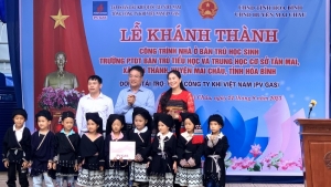 PV GAS hỗ trợ 4 tỷ đồng xây dựng nhà ở bán trú học sinh tại huyện Mai Châu, tỉnh Hòa Bình