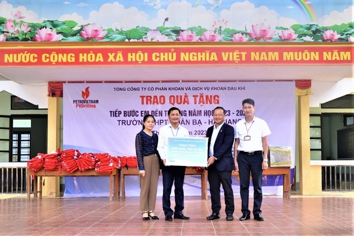 PV Drilling thực hiện an sinh xã hội tại Sơn La, Hà Giang và Cần Thơ