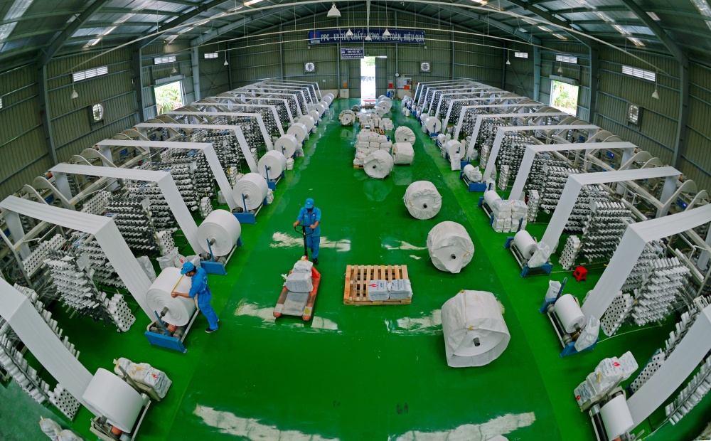 14-BNDH-AB-0001-01: Một góc phân xưởng dệt bao bì. 14-BNDH-AB-0001-01: Một góc phân xưởng dệt bao bì.