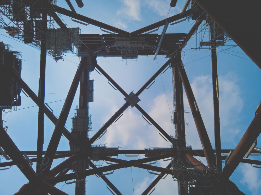 20-TNT-AB-0005-01: Một góc chân đế giàn Sao Vàng CPP (năm 2019).