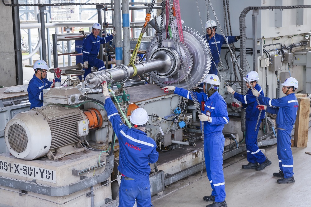 07-NTTM-AB-0001-07: Lắp đặt hộp giảm tốc khu vực PPU.
