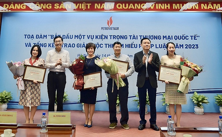 Petrovietnam tổng kết, trao giải cuộc thi tìm hiểu pháp luật về Dầu khí