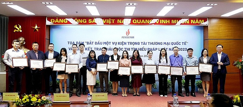 Petrovietnam tổng kết, trao giải cuộc thi tìm hiểu pháp luật về Dầu khí