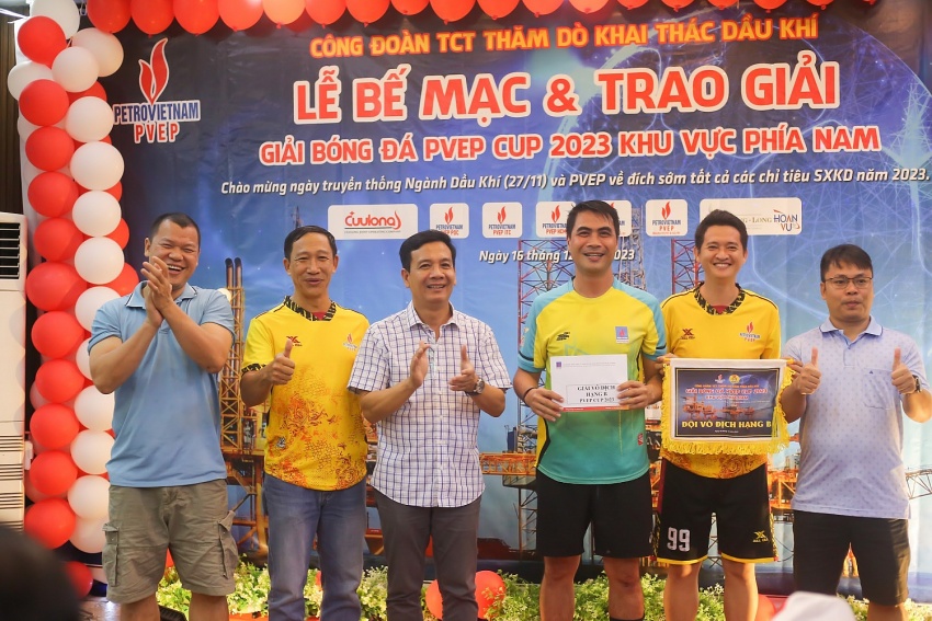 Sôi nổi Giải bóng đá PVEP CUP khu vực phía Nam năm 2023 Sôi nổi Giải bóng đá PVEP CUP khu vực phía Nam năm 2023