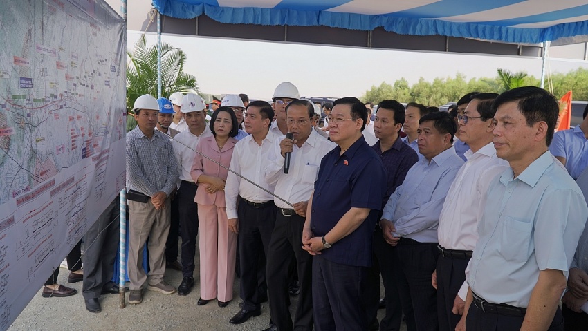 Chủ tịch Quốc hội Vương Đình Huệ thăm và làm việc tại tỉnh Bà Rịa - Vũng Tàu