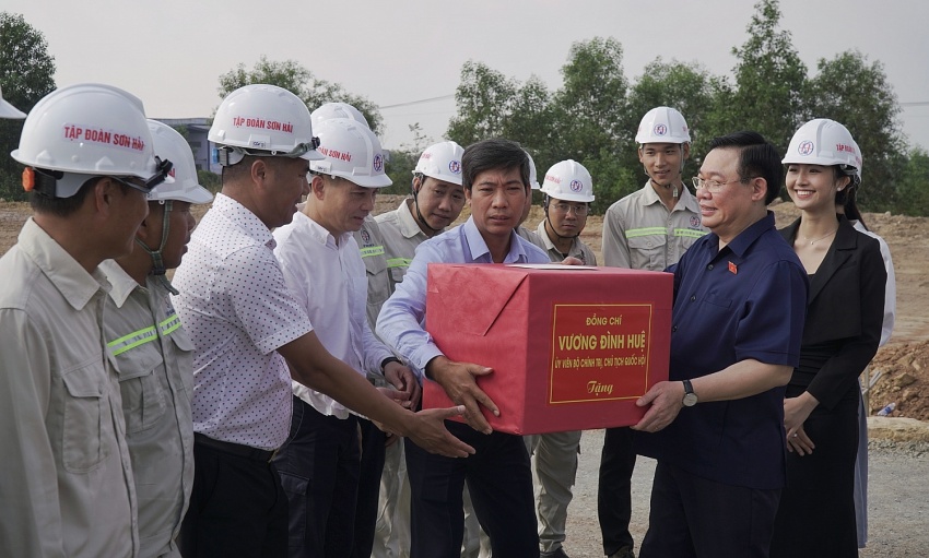 Chủ tịch Quốc hội Vương Đình Huệ thăm và làm việc tại tỉnh Bà Rịa - Vũng Tàu