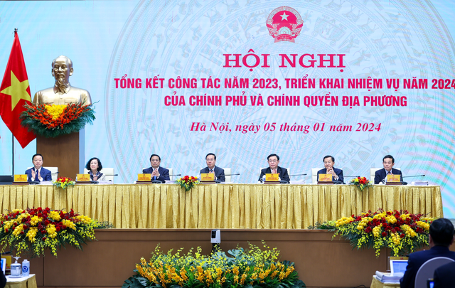 Nghị quyết Hội nghị Chính phủ với địa phương và Phiên họp Chính phủ thường kỳ tháng 12/2023