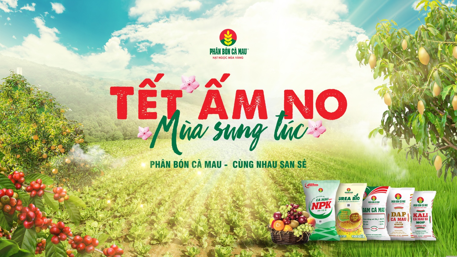 Phân bón Cà Mau mang “Tết ấm no – Mùa sung túc” đến nhà nông