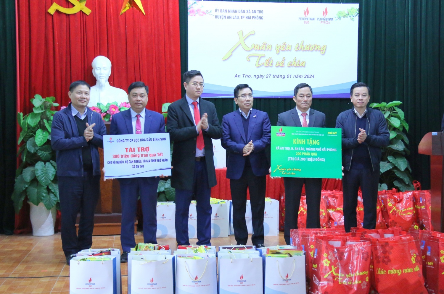 BSR tổ chức nhiều chương trình Tết vì người nghèo cho người dân có hoàn cảnh khó khăn trên cả nước