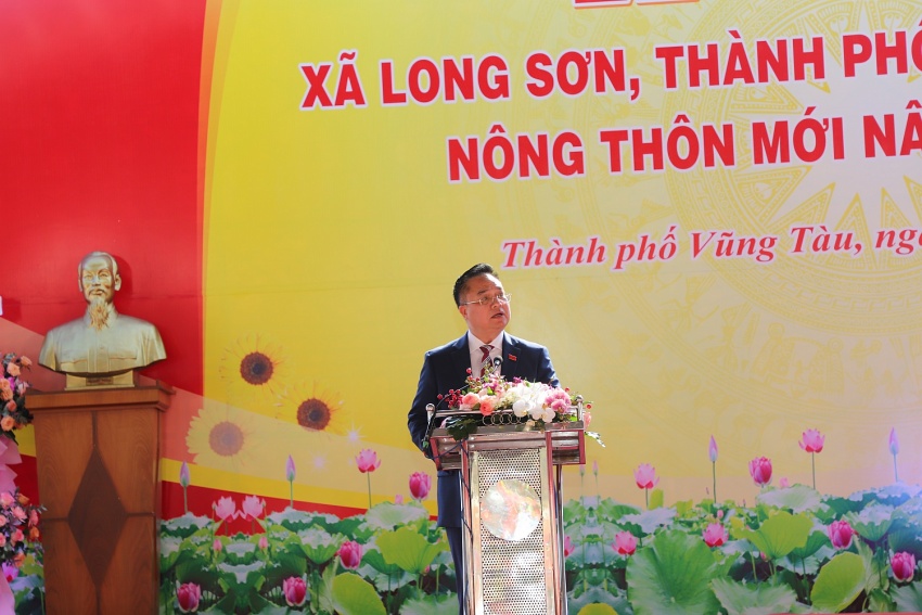 TP Vũng Tàu: Xã Long Sơn đón bằng công nhận đạt chuẩn Nông thôn mới nâng cao
