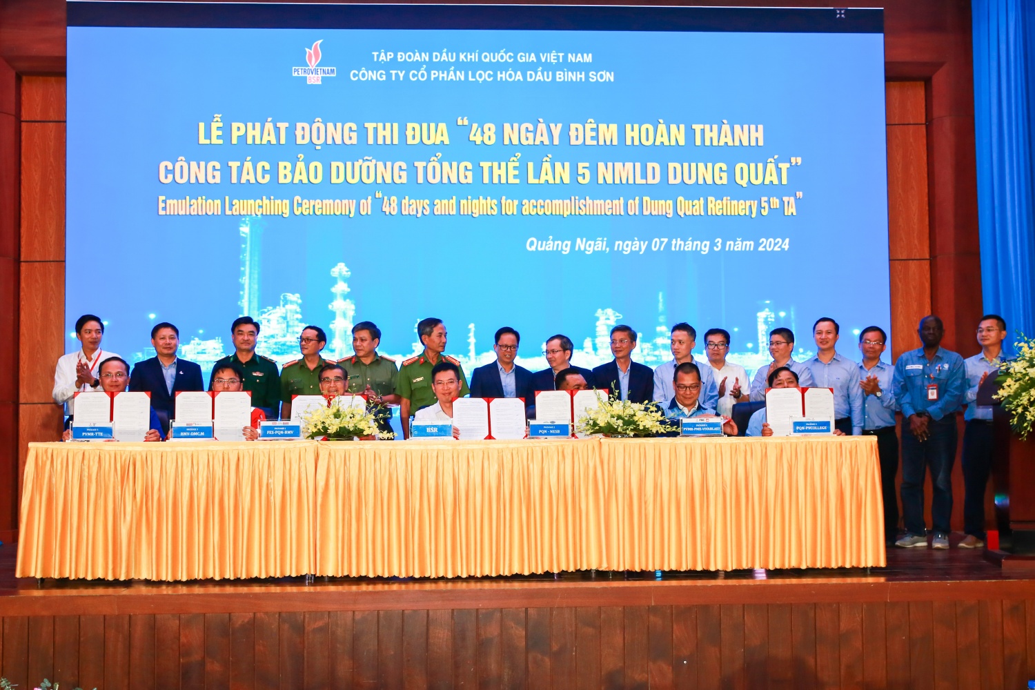 Bảo dưỡng tổng thể NMLD Dung Quất lần thứ 5: “Một đội ngũ, một mục tiêu”