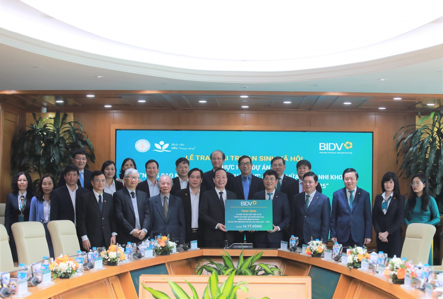 BIDV tài trợ kinh phí đào tạo nâng cao năng lực khám chữa bệnh Nhi khoa