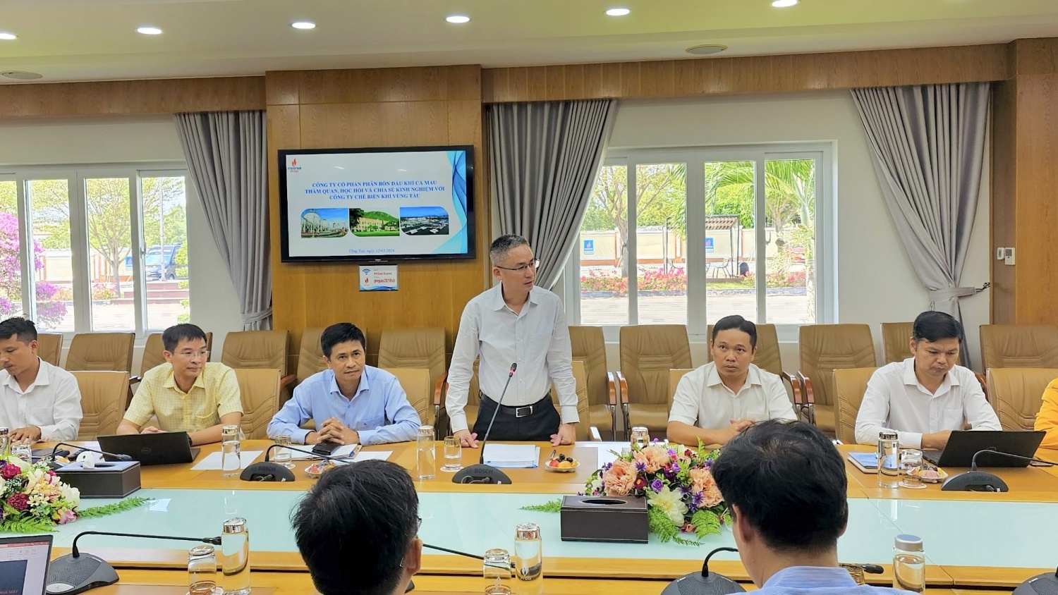 Hình 1. Buổi chia sẻ giữa PV GAS VUNG TAU và PVCFC diễn ra sôi nổi, hiệu quả