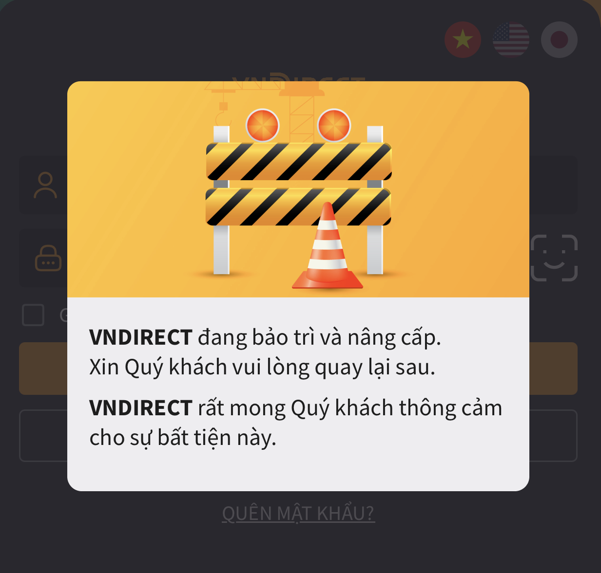 Hệ thống VNDirect bị tấn công Hệ thống VNDirect bị tấn công