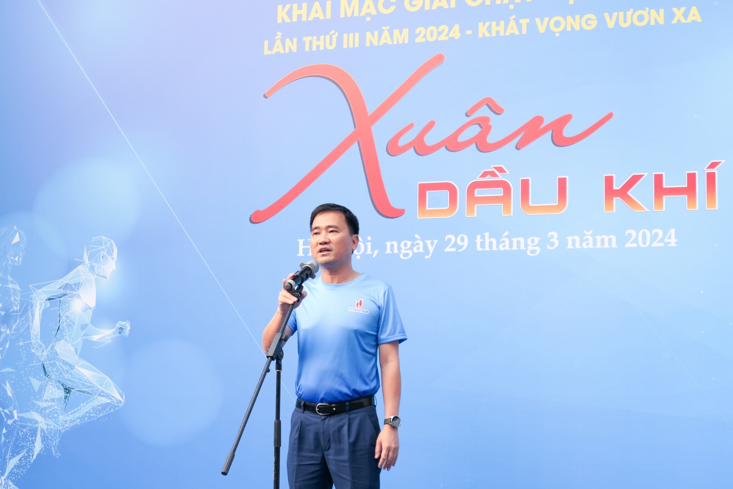 CĐ DKVN khai mạc Giải chạy bộ online Xuân Dầu khí lần thứ 3 năm 2024