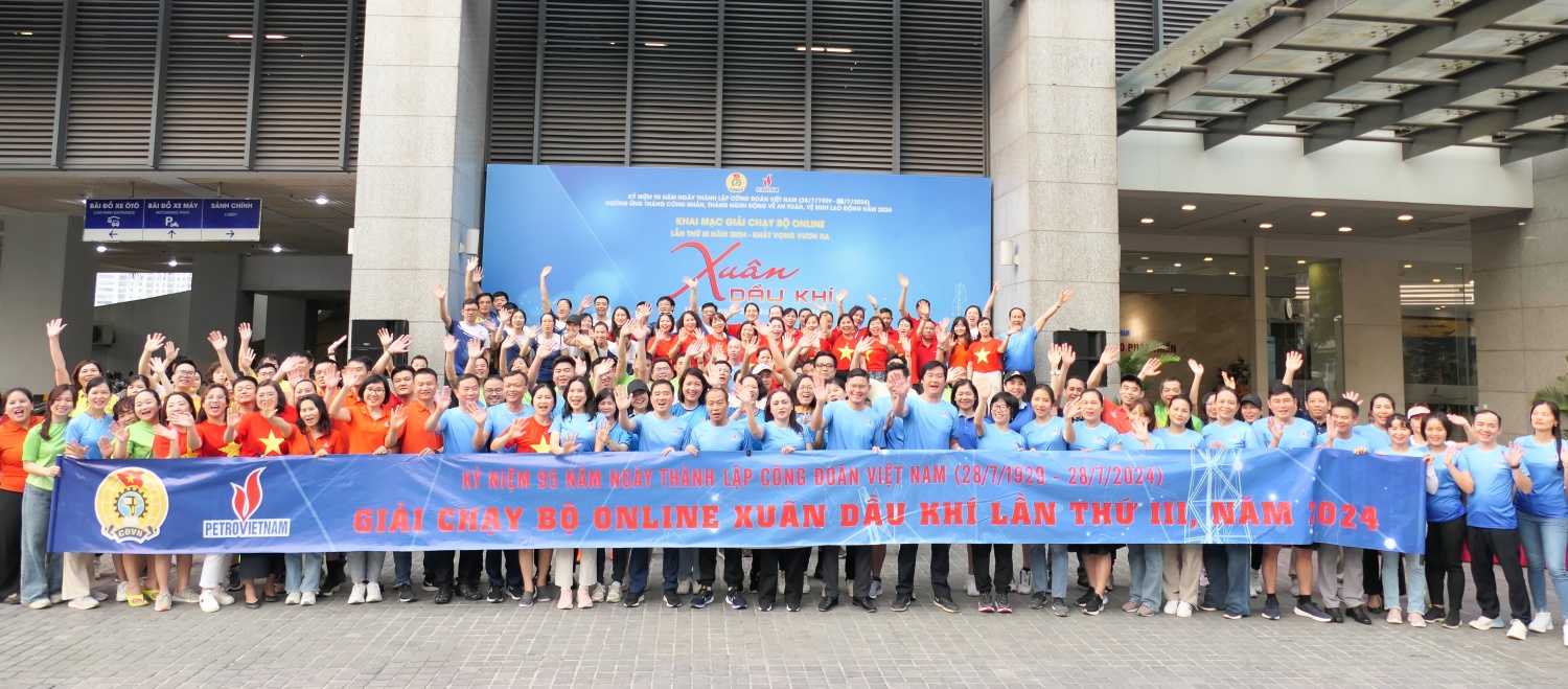 CĐ DKVN khai mạc Giải chạy bộ online Xuân Dầu khí lần thứ 3 năm 2024