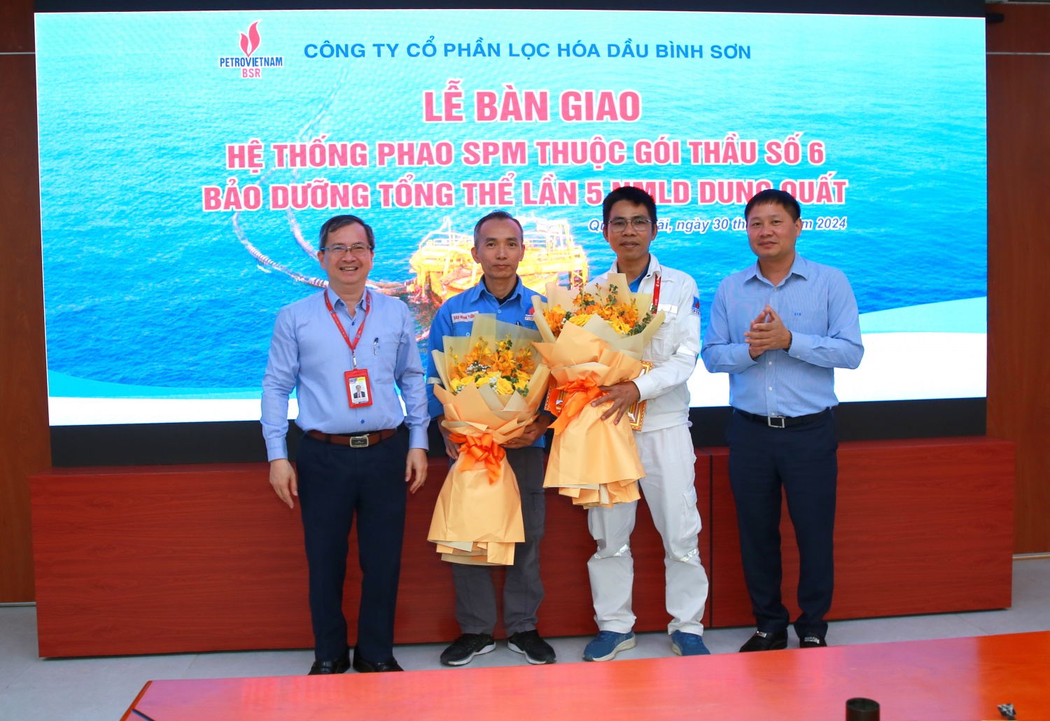 BSR hoàn thành gói thầu số 6 - bảo dưỡng hệ thống Phao rót dầu SPM