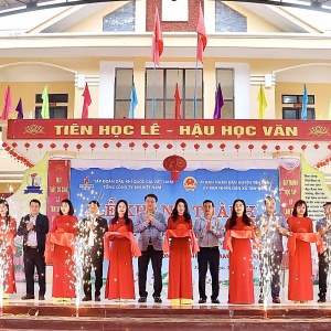 PV GAS tài trợ 6,5 tỷ đồng xây dựng trường THCS Tân Tiến, huyện Yên Sơn, tỉnh Tuyên Quang