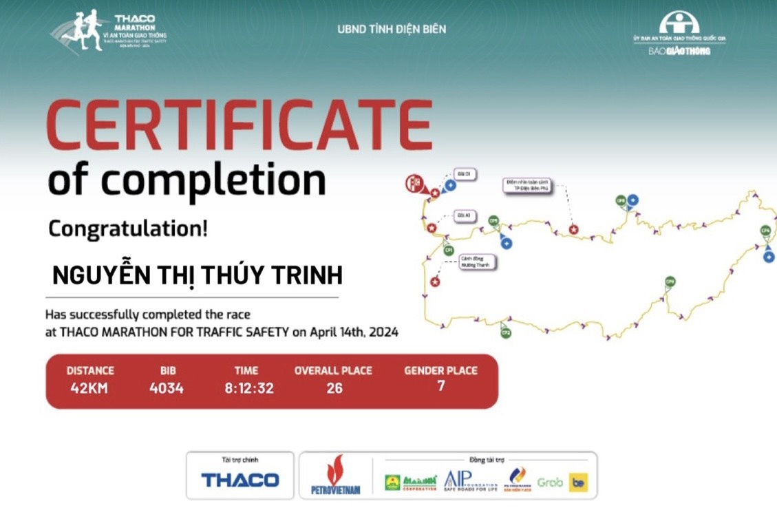 Petrovietnam đồng hành cùng giải chạy THACO Marathon Vì an toàn giao thông - Điện Biên Phủ 2024