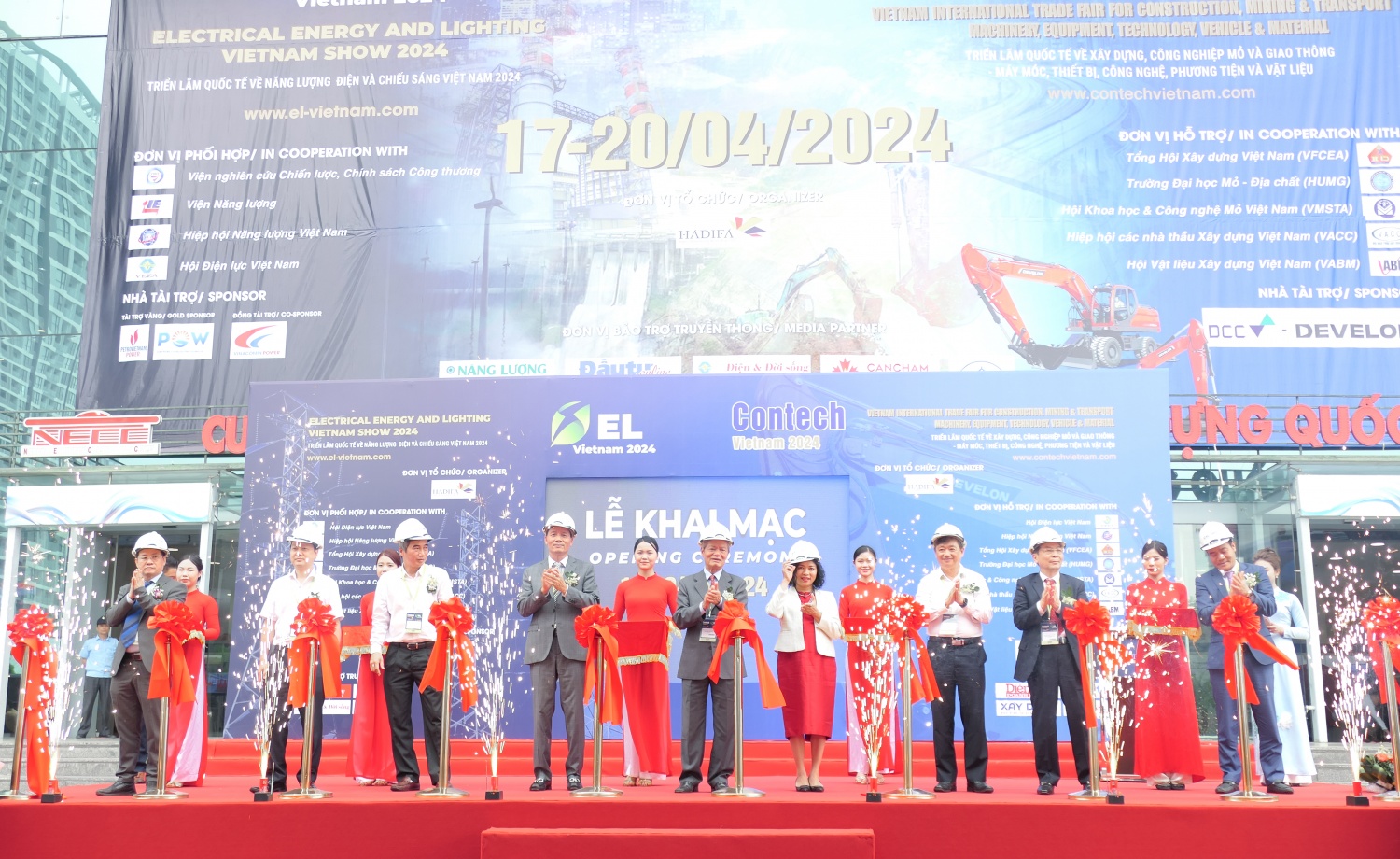 Khai mạc triển lãm Contech Vietnam 2024 và EL Vietnam 2024