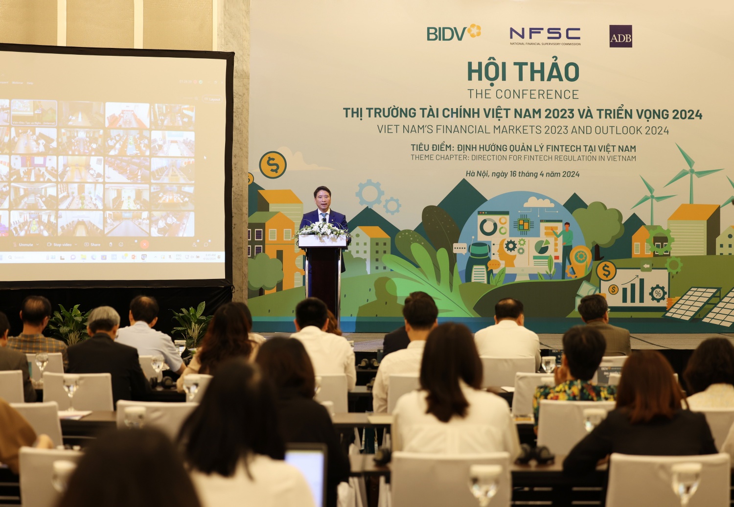 BIDV, ADB và NFSC đồng tổ chức hội thảo “Thị trường tài chính Việt Nam 2023 và triển vọng 2024”