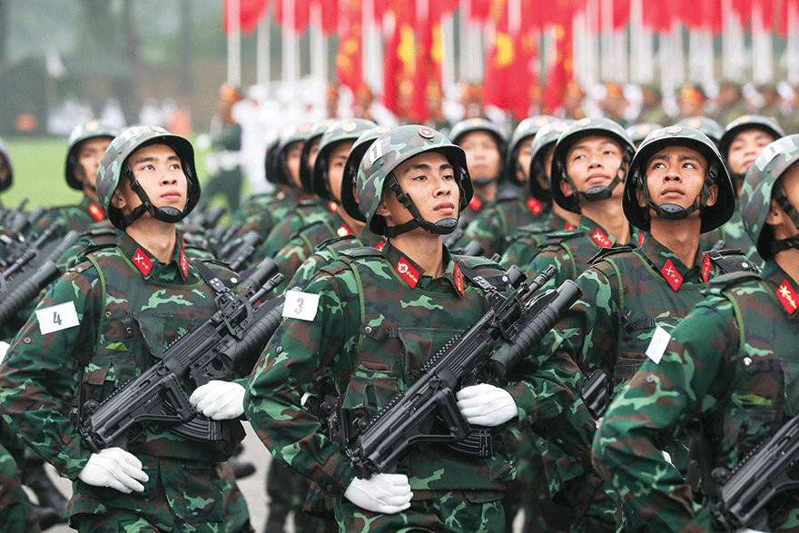 Hợp luyện diễu binh, sẵn sàng cho ngày hội lớn Hợp luyện diễu binh, sẵn sàng cho ngày hội lớn
