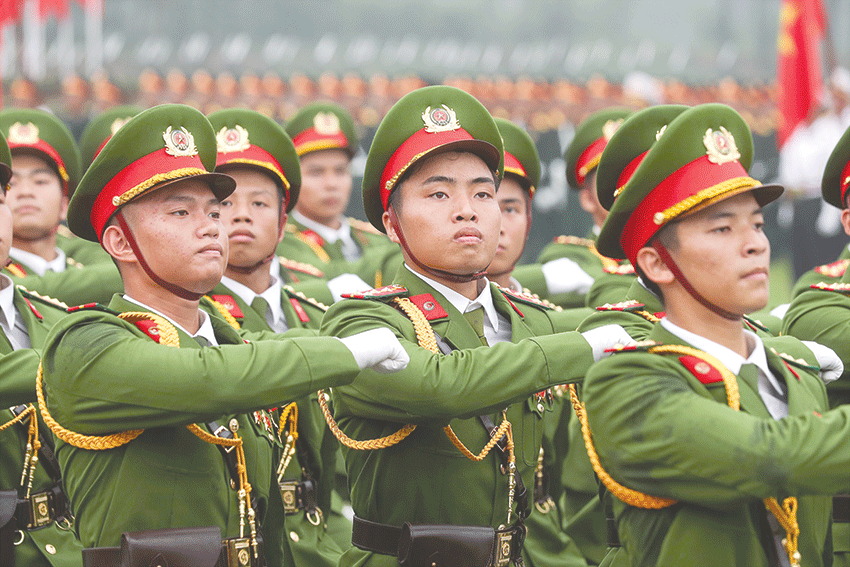Hợp luyện diễu binh, sẵn sàng cho ngày hội lớn