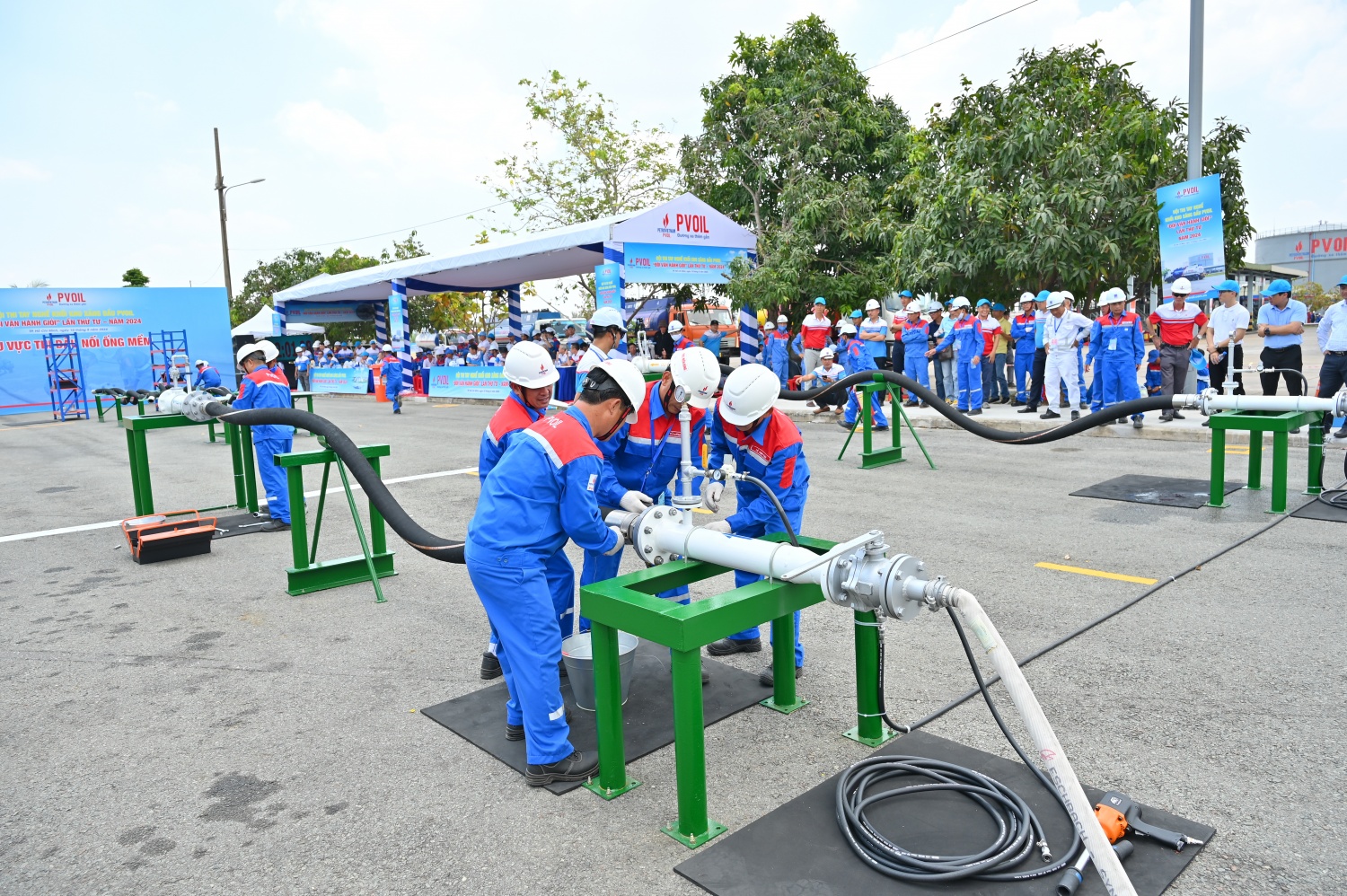 PVOIL tổ chức thành công Hội thi tay nghề khối kho xăng dầu “Đội vận hành giỏi” lần thứ tư - năm 2024