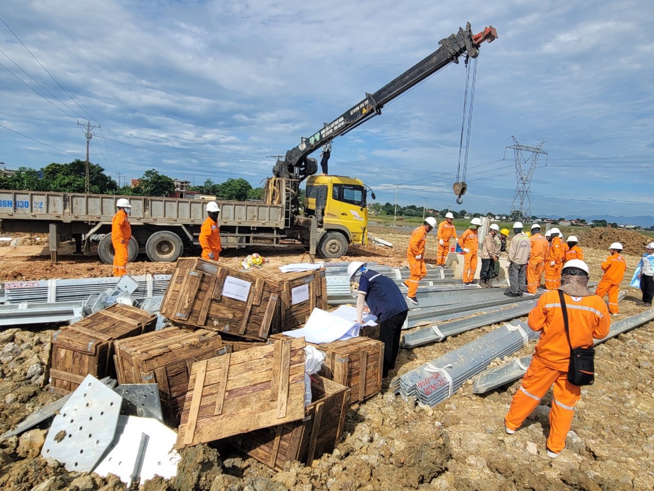 DOBC - PETROCONs tham gia xây dựng đường dây 500kV mạch 3 đoạn Nam Định I - Thanh Hóa
