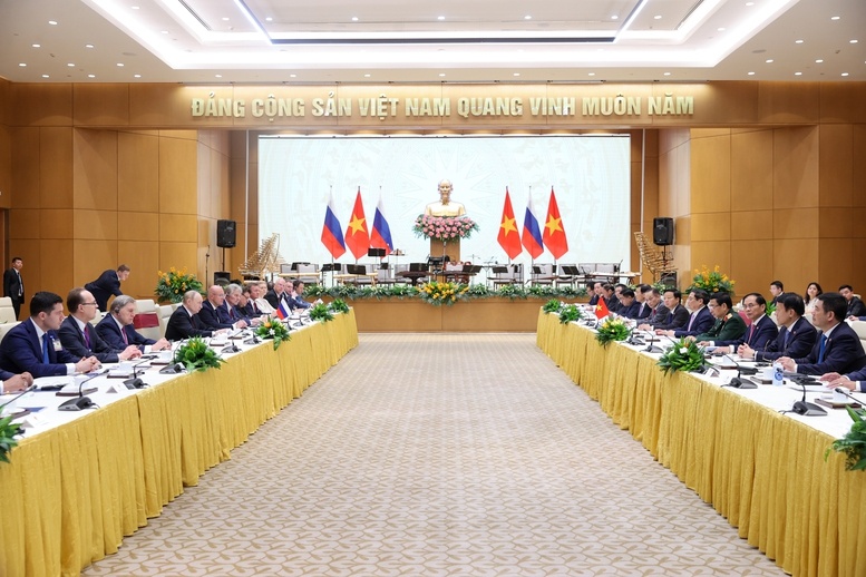 Thủ tướng Phạm Minh Chính: Hợp tác dầu khí - năng lượng là trụ cột quan trọng của hợp tác kinh tế Việt-Nga Thủ tướng Phạm Minh Chính: Hợp tác dầu khí - năng lượng là trụ cột quan trọng của hợp tác kinh tế Việt-Nga