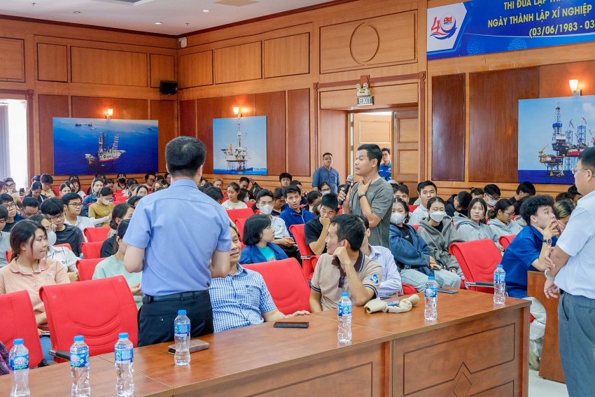 Sinh Viên Trường Đại Học Bách Khoa TP.HCM tham quan kiến tập tại Vietsovpetro Sinh viên Trường Đại học Bách khoa TP Hồ Chí Minh tham quan, kiến tập tại Vietsovpetro